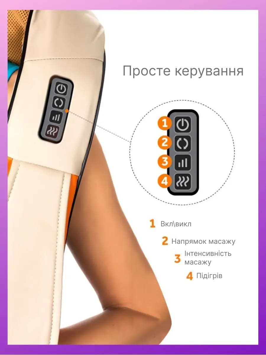 Масажер для шиї та плечей